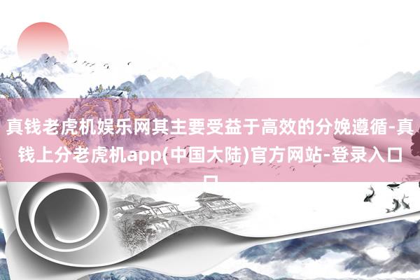 真钱老虎机娱乐网其主要受益于高效的分娩遵循-真钱上分老虎机app(中国大陆)官方网站-登录入口